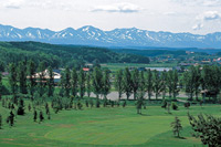 十勝岳連峰へフルショット